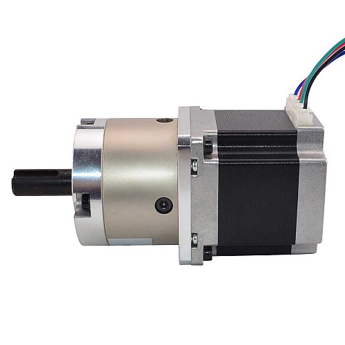 Nema 23 Stepper Motor Bipolar L=56mm w/ Gear Ratio 4:1 Planetary Gearbox & Pin Connector - 23HS22-2804SX-PG4 | StepperOnline CA