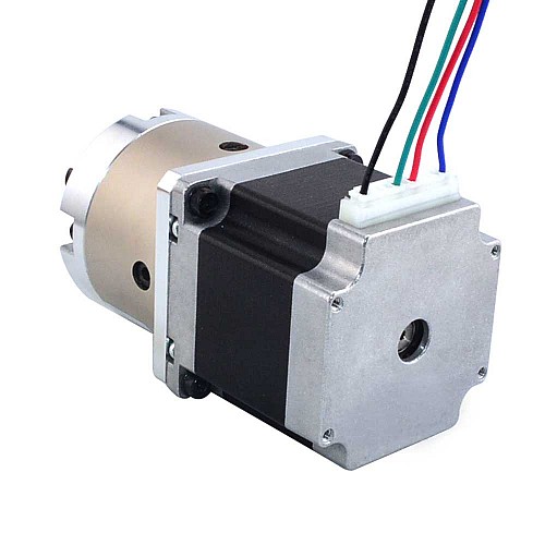 Nema 23 Stepper Motor Bipolar L=56mm w/ Gear Ratio 4:1 Planetary Gearbox & Pin Connector - 23HS22-2804SX-PG4 | StepperOnline CA