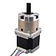 Nema 23 Stepper Motor Bipolar L=56mm w/ Gear Ratio 4:1 Planetary Gearbox & Pin Connector - 23HS22-2804SX-PG4 | StepperOnline CA