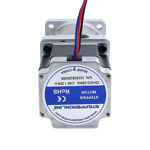 Nema 23 Stepper Motor Bipolar L=54.5mm w/ Gear Ratio 50:1 EG Series Planetary Gearbox - 23HS22-2904S-EGS50 | StepperOnline CA