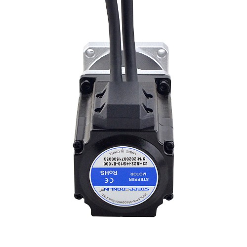Nema 23 Closed Loop Stepper Motor L=56mm Gear Ratio 10:1 High Precision Planetary Gearbox - 23HS22-HG10-E1000 | StepperOnline CA