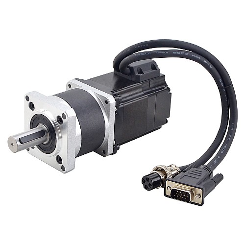 Nema 23 Closed Loop Stepper Motor L=56mm Gear Ratio 10:1 High Precision Planetary Gearbox - 23HS22-HG10-E1000 | StepperOnline CA