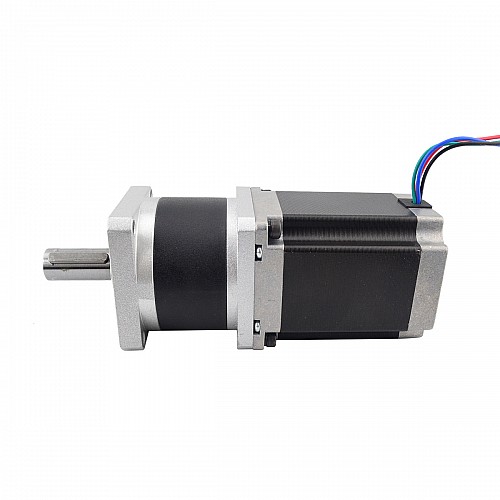 Nema 23 Stepper Motor L=76mm Gear Ratio 10:1 High Precision Planetary Gearbox - 23HS30-2804S-HG10 | StepperOnline CA
