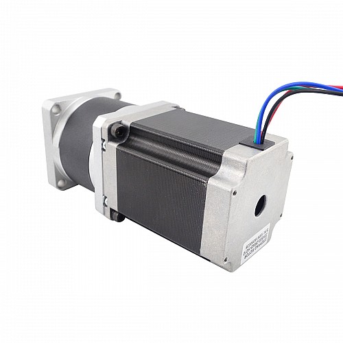 Nema 23 Stepper Motor L=76mm Gear Ratio 10:1 High Precision Planetary Gearbox - 23HS30-2804S-HG10 | StepperOnline CA