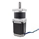 Nema 23 Stepper Motor L=76mm Gear Ratio 10:1 High Precision Planetary Gearbox - 23HS30-2804S-HG10 | StepperOnline CA