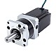 Nema 23 Stepper Motor L=76.5mm Gear Ratio 4:1 MG Series Planetary Gearbox - 23HS30-2904S-MG4 | StepperOnline CA