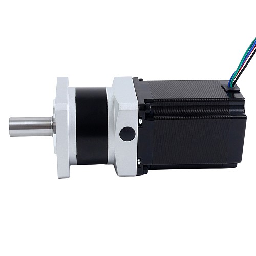 Nema 23 Stepper Motor L=76.5mm Gear Ratio 4:1 MG Series Planetary Gearbox - 23HS30-2904S-MG4 | StepperOnline CA