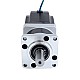 Nema 23 Stepper Motor L=76.5mm Gear Ratio 4:1 MG Series Planetary Gearbox - 23HS30-2904S-MG4 | StepperOnline CA