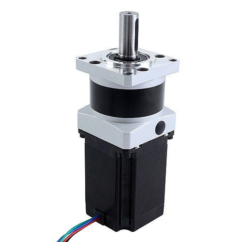 Nema 23 Stepper Motor L=76.5mm Gear Ratio 4:1 MG Series Planetary Gearbox - 23HS30-2904S-MG4 | StepperOnline CA