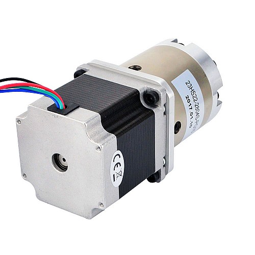 Nema 23 Stepper Motor Bipolar L=56mm w/ Gear Ratio 15:1 Planetary Gearbox - 23HS22-2804S-PG15 | StepperOnline CA