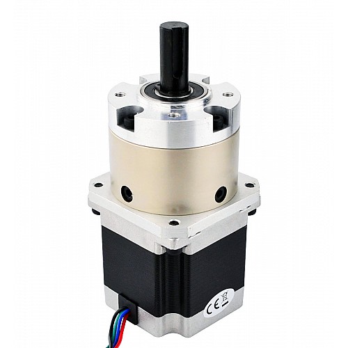 Nema 23 Stepper Motor Bipolar L=56mm w/ Gear Ratio 4:1 Planetary Gearbox - 23HS22-2804S-PG4 | StepperOnline CA