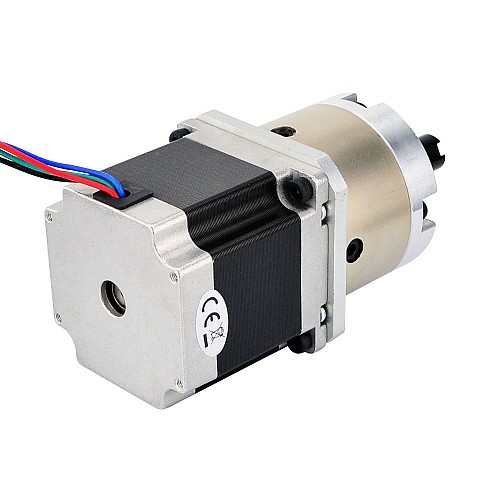 Nema 23 Stepper Motor Bipolar L=56mm w/ Gear Ratio 4:1 Planetary Gearbox - 23HS22-2804S-PG4 | StepperOnline CA
