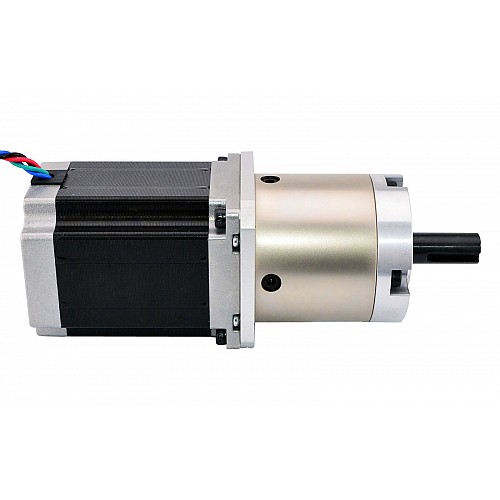 Nema 23 Stepper Motor Bipolar L=76mm w/ Gear Ratio 15:1 Planetary Gearbox - 23HS30-2804S-PG15 | StepperOnline CA