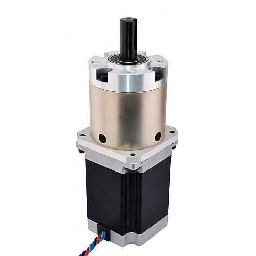 Nema 23 Stepper Motor Bipolar L=76mm w/ Gear Ratio 15:1 Planetary Gearbox - 23HS30-2804S-PG15 | StepperOnline CA