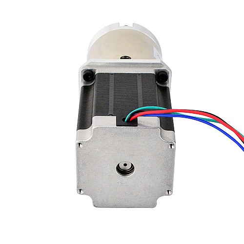 Nema 23 Stepper Motor Bipolar L=76mm w/ Gear Ratio 15:1 Planetary Gearbox - 23HS30-2804S-PG15 | StepperOnline CA