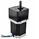 Nema 23 Stepper Motor Bipolar L=78mm w/ Gear Ratio 30:1 Spur Gearbox - 23HS30-2804S-SG30 | StepperOnline CA
