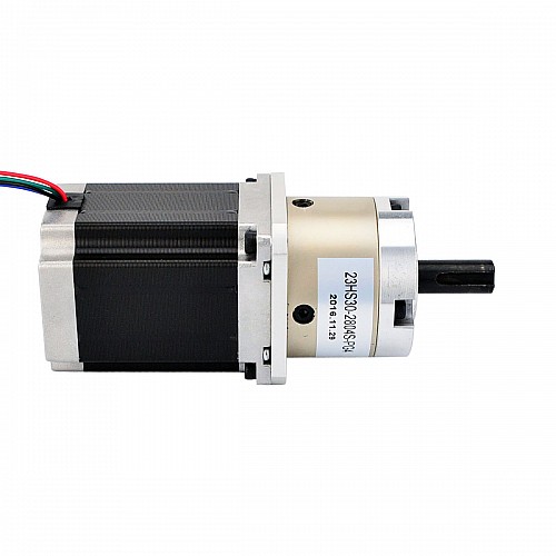 Nema 23 Stepper Motor Bipolar L=76mm w/ Gear Ratio 4:1 Planetary Gearbox - 23HS30-2804S-PG4 | StepperOnline CA Nema 23 Stepper Motor Bipolar L=76mm w/ Gear Ratio 4:1 Planetary Gearbox - 23HS30-2804S-PG4 | StepperOnline CA