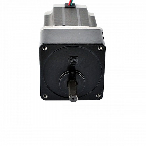 Nema 23 Stepper Motor Bipolar L=78mm w/ Gear Ratio 5:1 Spur Gearbox - 23HS30-2804S-SG5 | StepperOnline CA