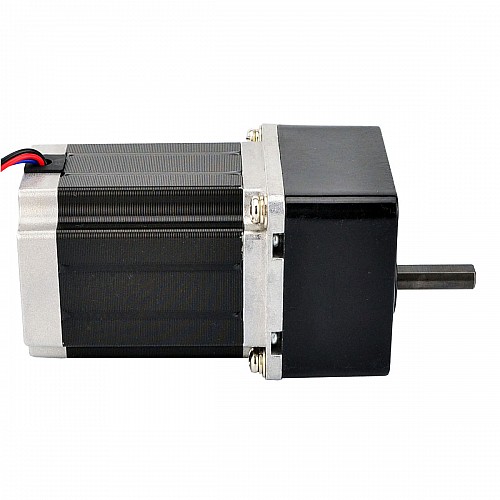 Nema 23 Stepper Motor Bipolar L=78mm w/ Gear Ratio 5:1 Spur Gearbox - 23HS30-2804S-SG5 | StepperOnline CA