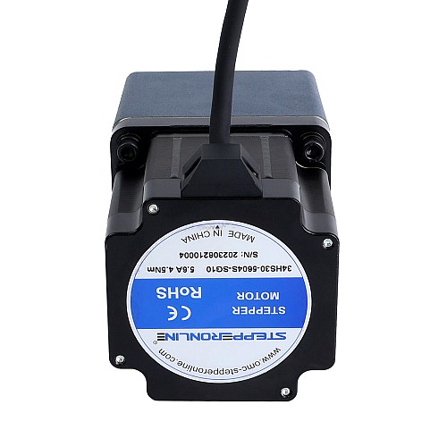Nema 34 Stepper Motor L=76mm Gear Ratio 10:1 Spur Gearbox - 34HS30-5604S-SG10 | StepperOnline CA Nema 34 Stepper Motor L=76mm Gear Ratio 10:1 Spur Gearbox - 34HS30-5604S-SG10 | StepperOnline CA