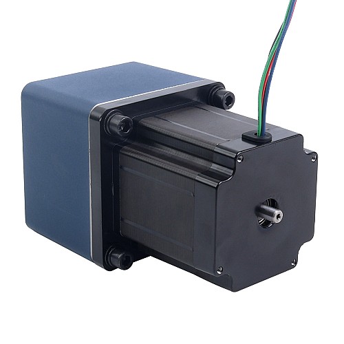 Nema 34 Stepper Bipolar L=97mm w/ Rear Shaft & Gear Ratio 20:1 Spur Gearbox - 34HS38-4004D-SG20 | StepperOnline CA Nema 34 Stepper Bipolar L=97mm w/ Rear Shaft & Gear Ratio 20:1 Spur Gearbox - 34HS38-4004D-SG20 | StepperOnline CA
