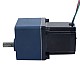 Nema 34 Stepper Bipolar L=97mm w/ Rear Shaft & Gear Ratio 9:1 Spur Gearbox - 34HS38-4004D-SG9 | StepperOnline CA