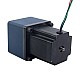 Nema 34 Stepper Bipolar L=97mm w/ Rear Shaft & Gear Ratio 9:1 Spur Gearbox - 34HS38-4004D-SG9 | StepperOnline CA
