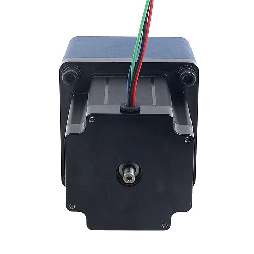 Nema 34 Stepper Bipolar L=97mm w/ Rear Shaft & Gear Ratio 9:1 Spur Gearbox - 34HS38-4004D-SG9 | StepperOnline CA