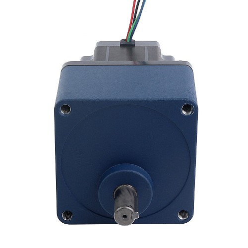 Nema 34 Stepper Bipolar L=97mm w/ Rear Shaft & Gear Ratio 9:1 Spur Gearbox - 34HS38-4004D-SG9 | StepperOnline CA