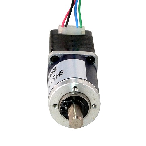 Nema 8 Stepper Motor Bipolar L=28mm w/ Gear Ratio 90:1 Planetary Gearbox - 8HS11-0204S-PG90 | StepperOnline CA