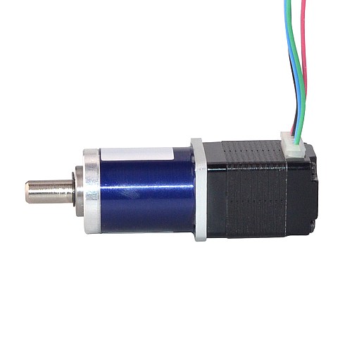 Nema 8 Stepper Motor Bipolar L=28mm w/ Gear Ratio 90:1 Planetary Gearbox - 8HS11-0204S-PG90 | StepperOnline CA