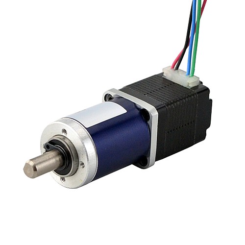 Nema 8 Stepper Motor Bipolar L=28mm w/ Gear Ratio 90:1 Planetary Gearbox - 8HS11-0204S-PG90 | StepperOnline CA
