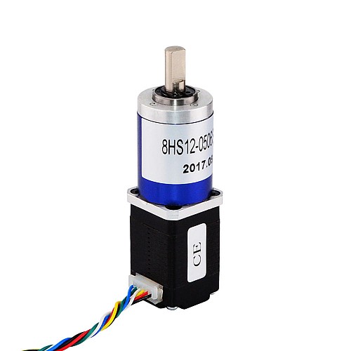 Nema 8 Stepper Motor Unipolar L=30mm w/ Gear Ratio 90:1 Planetary Gearbox - 8HS12-0506S-PG90 | StepperOnline CA