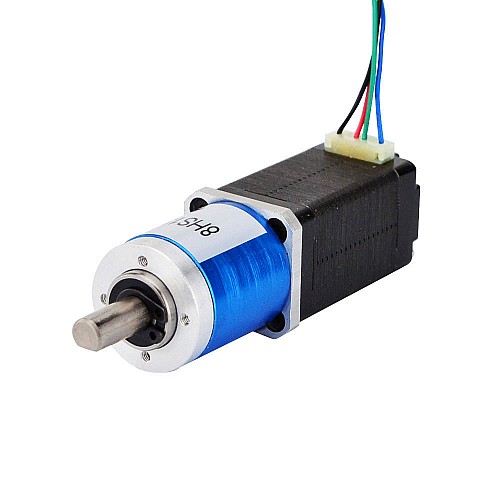 Nema 8 Stepper Motor Bipolar L=38mm w/ Gear Ratio 19:1 Planetary Gearbox - 8HS15-0604S-PG19 | StepperOnline CA