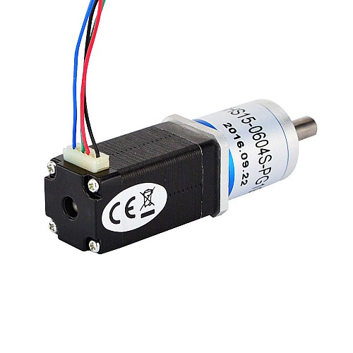 Nema 8 Stepper Motor Bipolar L=38mm w/ Gear Ratio 19:1 Planetary Gearbox - 8HS15-0604S-PG19 | StepperOnline CA