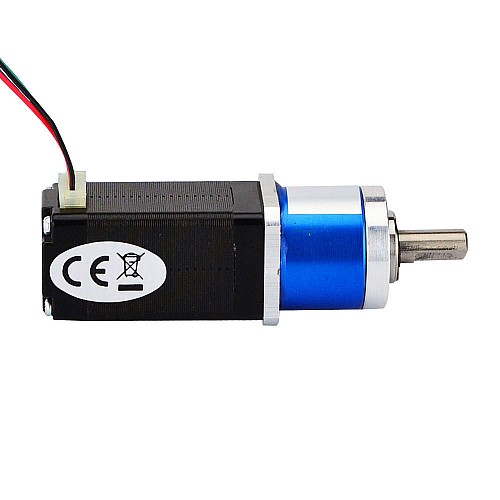 Nema 8 Stepper Motor Bipolar L=38mm w/ Gear Ratio 5:1 Planetary Gearbox - 8HS15-0604S-PG5 | StepperOnline CA