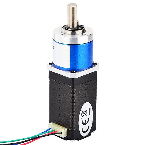 Nema 8 Stepper Motor Bipolar L=38mm w/ Gear Ratio 5:1 Planetary Gearbox - 8HS15-0604S-PG5 | StepperOnline CA