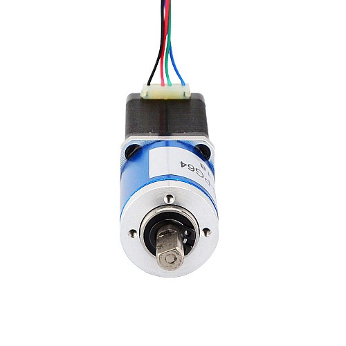 Nema 8 Stepper Motor Bipolar L=38mm w/ Gear Ratio 64:1 Planetary Gearbox - 8HS15-0604S-PG64 | StepperOnline CA