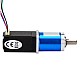 Nema 8 Stepper Motor Bipolar L=38mm w/ Gear Ratio 90:1 Planetary Gearbox - 8HS15-0604S-PG90 | StepperOnline CA