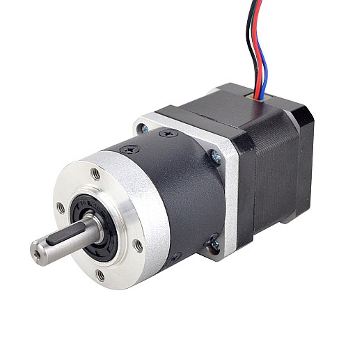 Nema 17 Dual Shaft Stepper Motor L=39mm Gear Ratio 10:1 High Precision Planetary Gearbox 9.5mm Rear Shaft Length - 17HS15-1684D-HG10-AR3 | StepperOnline CA Nema 17 Dual Shaft Stepper Motor L=39mm Gear Ratio 10:1 High Precision Planetary Gearbox 9.5mm Rear Shaft Length - 17HS15-1684D-HG10-AR3 | StepperOnline CA