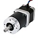 Nema 17 Stepper Motor L=39mm Gear Ratio 100:1 High Precision Planetary Gearbox - 17HS15-1684S-HG100 | StepperOnline CA
