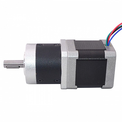 Nema 17 Stepper Motor L=48mm Gear Ratio 10:1 High Precision Planetary Gearbox - 17HS19-1684S-HG10 | StepperOnline CA
