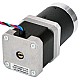 Nema 17 Stepper Motor L=39mm Gear Ratio 100:1 High Precision Planetary Gearbox - 17HS15-1684S-HG100 | StepperOnline CA
