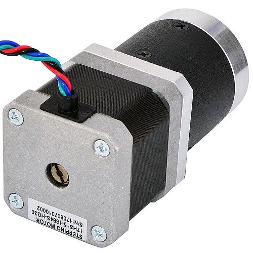 Nema 17 Stepper Motor L=39mm Gear Ratio 30:1 High Precision Planetary Gearbox - 17HS15-1684S-HG30 | StepperOnline CA