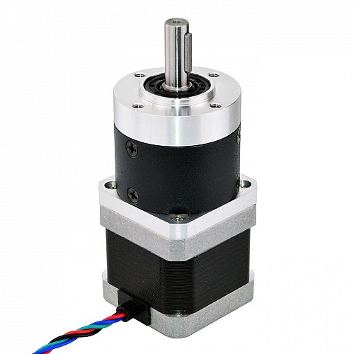 Nema 17 Stepper Motor L=39mm Gear Ratio 3:1 High Precision Planetary Gearbox - 17HS15-1684S-HG3 | StepperOnline CA Nema 17 Stepper Motor L=39mm Gear Ratio 3:1 High Precision Planetary Gearbox - 17HS15-1684S-HG3 | StepperOnline CA