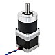 Nema 17 Stepper Motor L=39mm Gear Ratio 3:1 High Precision Planetary Gearbox - 17HS15-1684S-HG3 | StepperOnline CA Nema 17 Stepper Motor L=39mm Gear Ratio 3:1 High Precision Planetary Gearbox - 17HS15-1684S-HG3 | StepperOnline CA