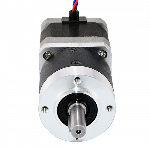 Nema 17 Stepper Motor L=39mm Gear Ratio 50:1 High Precision Planetary Gearbox - 17HS15-1684S-HG50 | StepperOnline CA