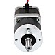 Nema 17 Stepper Motor L=39mm Gear Ratio 50:1 High Precision Planetary Gearbox - 17HS15-1684S-HG50 | StepperOnline CA