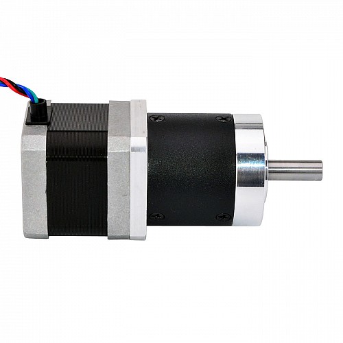 Nema 17 Stepper Motor L=39mm Gear Ratio 50:1 High Precision Planetary Gearbox - 17HS15-1684S-HG50 | StepperOnline CA