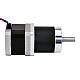 Nema 17 Stepper Motor L=39mm Gear Ratio 50:1 High Precision Planetary Gearbox - 17HS15-1684S-HG50 | StepperOnline CA